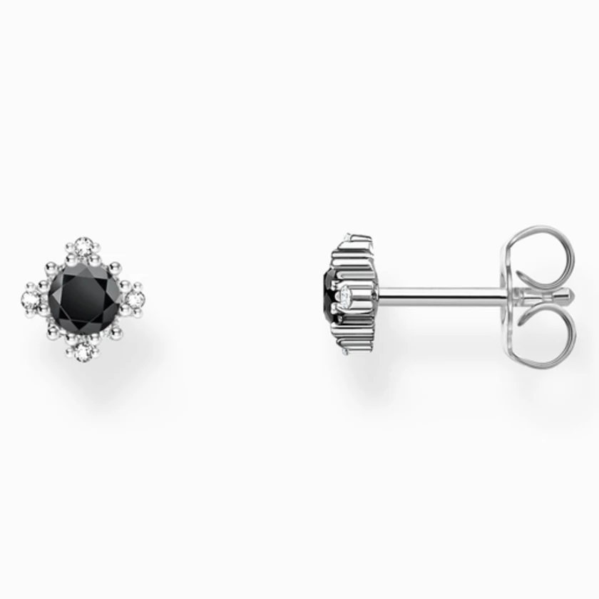Thomas Sabo ezüst fülbevaló fekete cirkóniával - H2311-643-11
