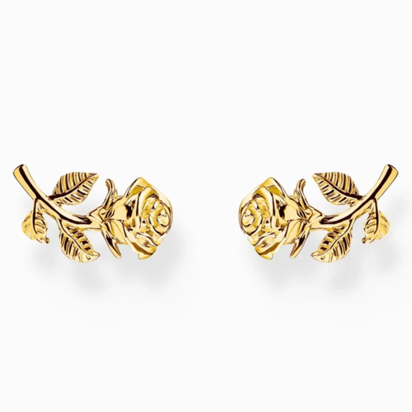 Thomas Sabo aranyozott rózsa románc fülbevaló - H2314-413-39