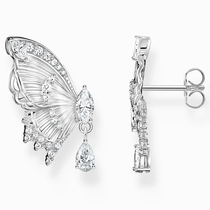 Thomas Sabo ezüst pillangószárny fülbevaló cirkóniával - H2328-051-14