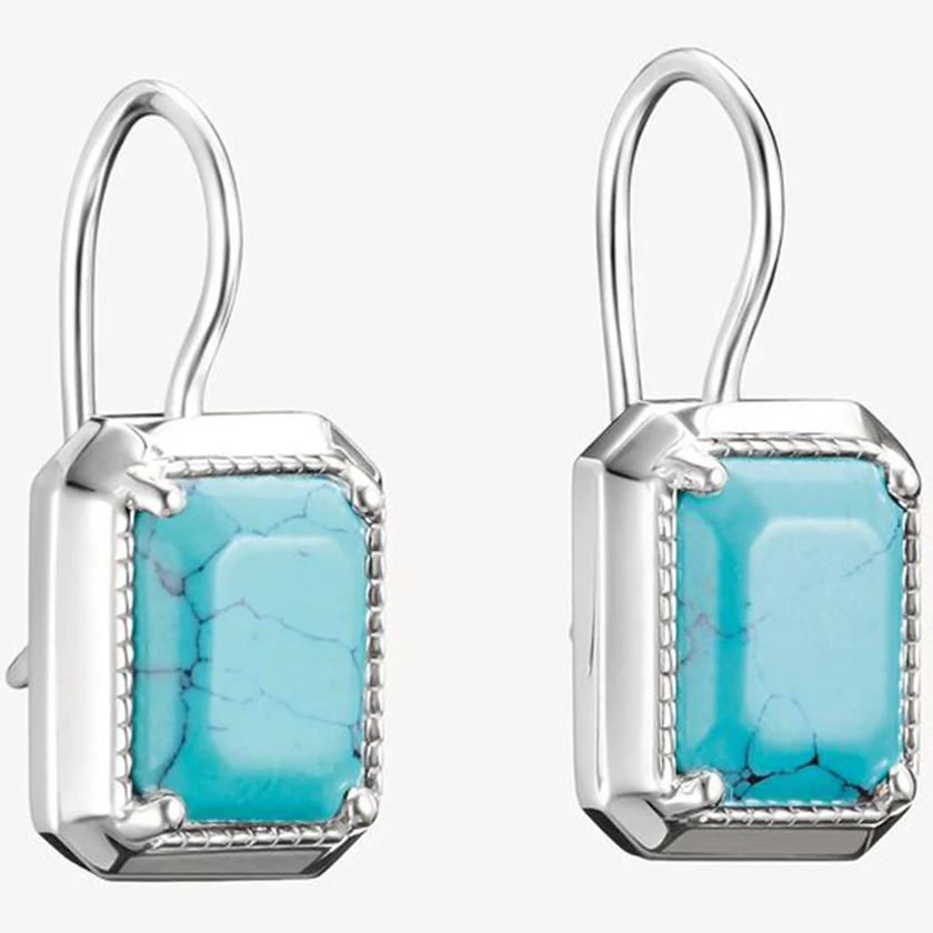 Thomas Sabo türkiz köves ezüst fülbevaló - H2339-404-17