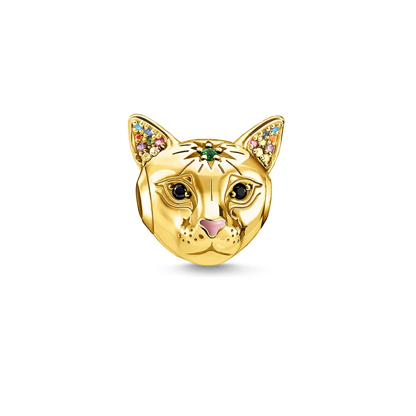 Thomas Sabo arany macska gyöngy - K0327-471-7