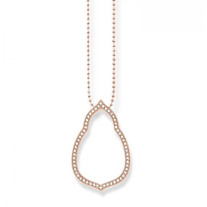 Thomas Sabo rozé arany medálos nyaklánc - KE1379-416-14-L60