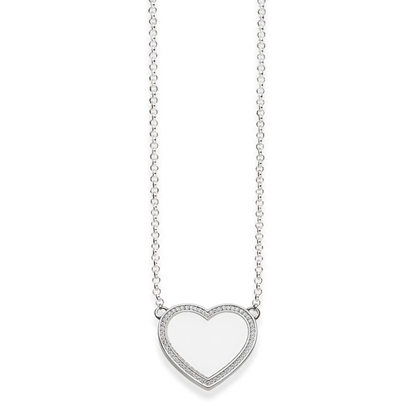 Thomas Sabo ezüst nyaklánc cirkónia szív medállal - KE1479-051-14-L42