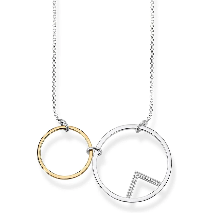 Thomas Sabo bicolor összekapcsolódó körök nyaklánc - KE1753-414-7-L55