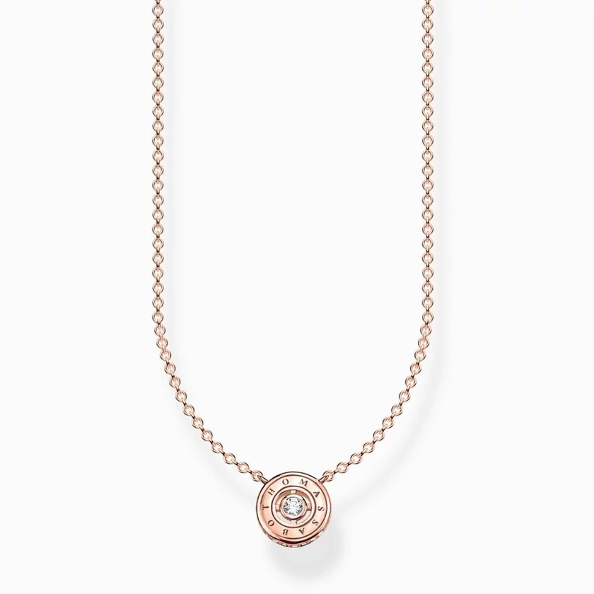 Thomas Sabo kör medálos rozé arany nyaklánc - KE1881-416-14-L45V