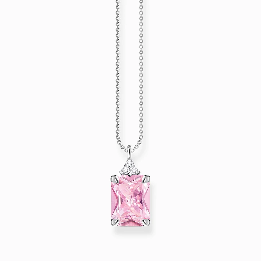 Thomas Sabo rózsaszín köves nyaklánc - KE2089-051-9-L45V