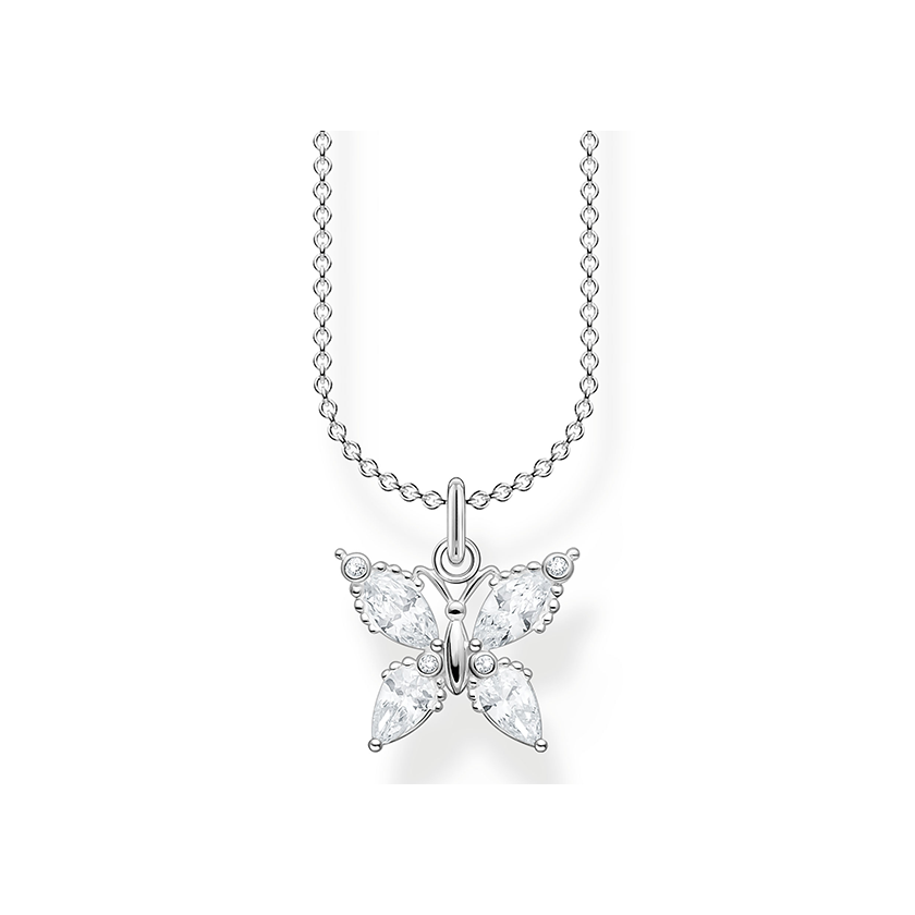 Thomas Sabo csillogó pillangó nyaklánc - KE2101-051-14-L45V