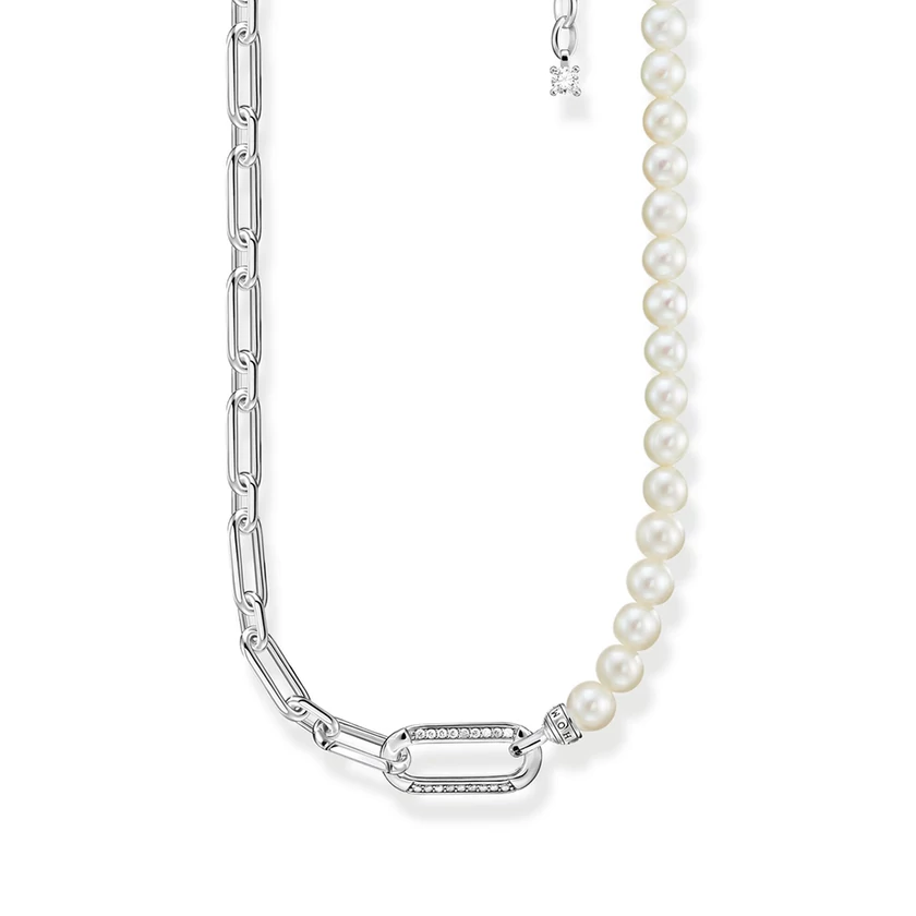 Thomas Sabo fehér gyöngyös nyaklánc - KE2109-167-14-L45V