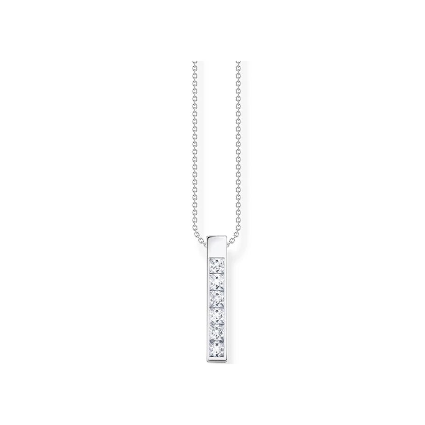 Thomas Sabo nyaklánc fehér köves medállal - KE2113-051-14-L45V