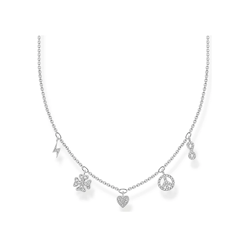 Thomas Sabo ezüst végtelen & szív & peace nyaklánc - KE2123-051-14-L42V
