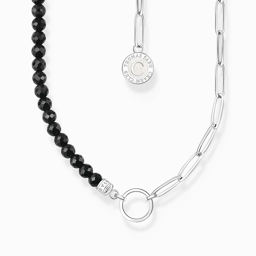 Thomas Sabo Charmista Coin fekete obszidián nyaklánc - KE2189-148-11-L45V
