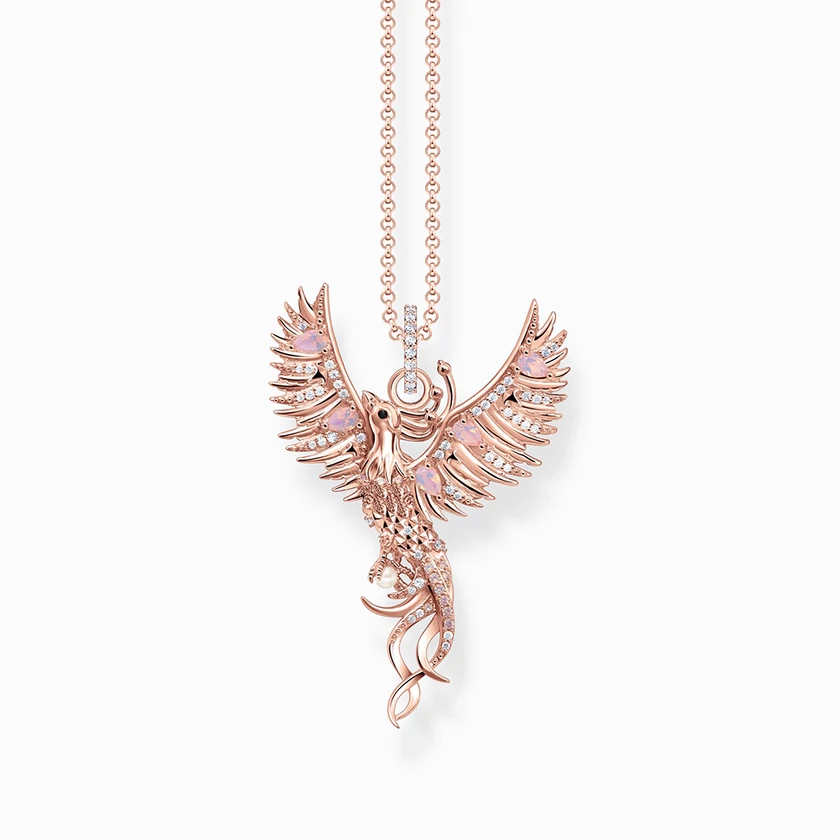 Thomas Sabo rozé főnix nyaklánc - KE2191-426-7-L45V