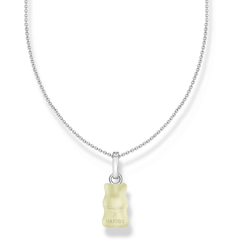 Thomas Sabo x HARIBO fehér gumimaci nyaklánc - KE2209-052-14-L45V