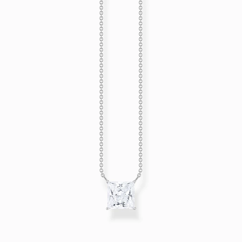 Thomas Sabo áttetsző cirkónia medálos ezüst nyaklánc - KE2212-051-14-L45V