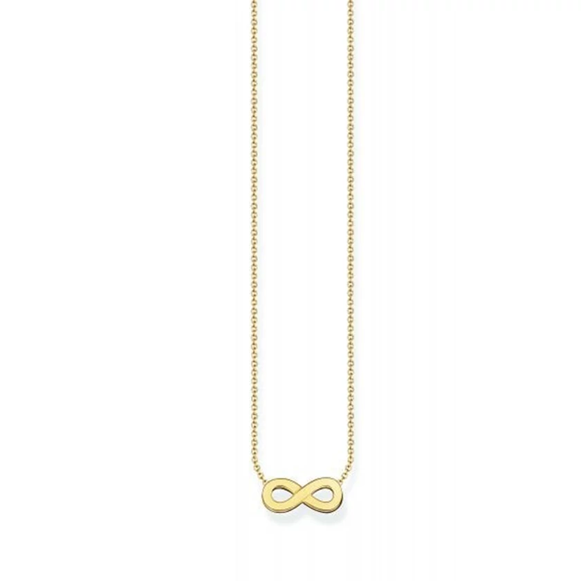 Thomas Sabo aranyozott végtelen jel nyaklánc - KE2221-413-39-L45V