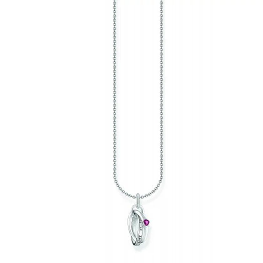 Thomas Sabo ezüst eljegyzési gyűrű nyaklánc - KE2231-639-10-L45V