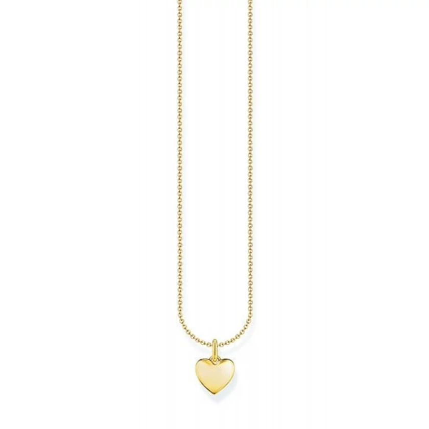 Thomas Sabo aranyozott nyaklánc szív medállal - KE2234-413-39-L45V