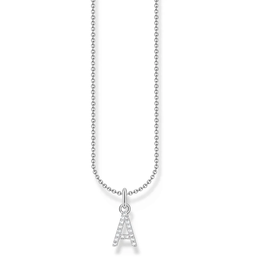 Thomas Sabo ezüst nyaklánc "A" betű medállal - KE2240-051-14-L45V