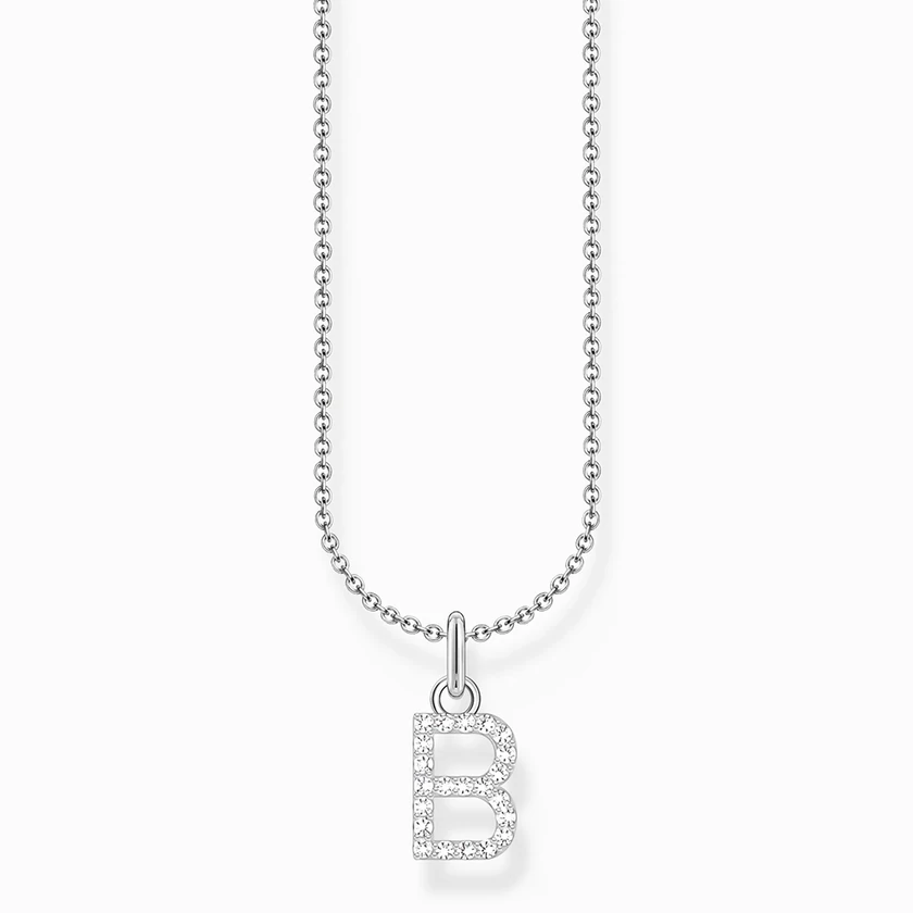 Thomas Sabo ezüst nyaklánc "B" betű medállal - KE2241-051-14-L45V