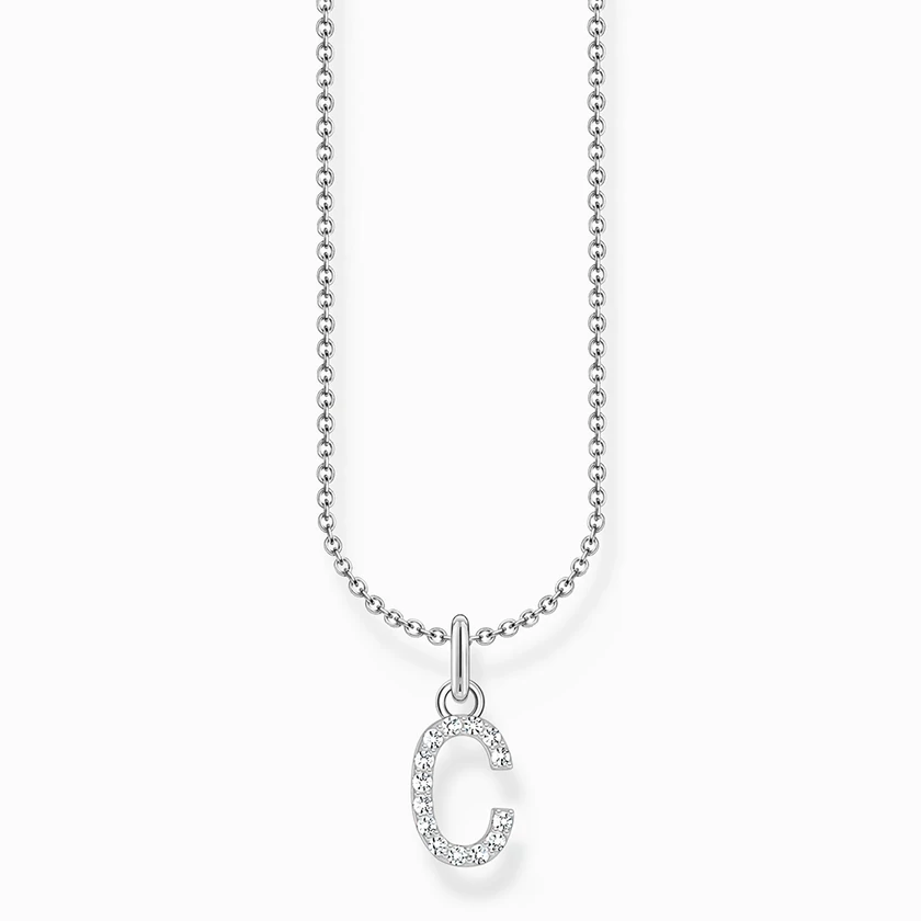 Thomas Sabo ezüst nyaklánc "C" betű medállal - KE2242-051-14-L45V