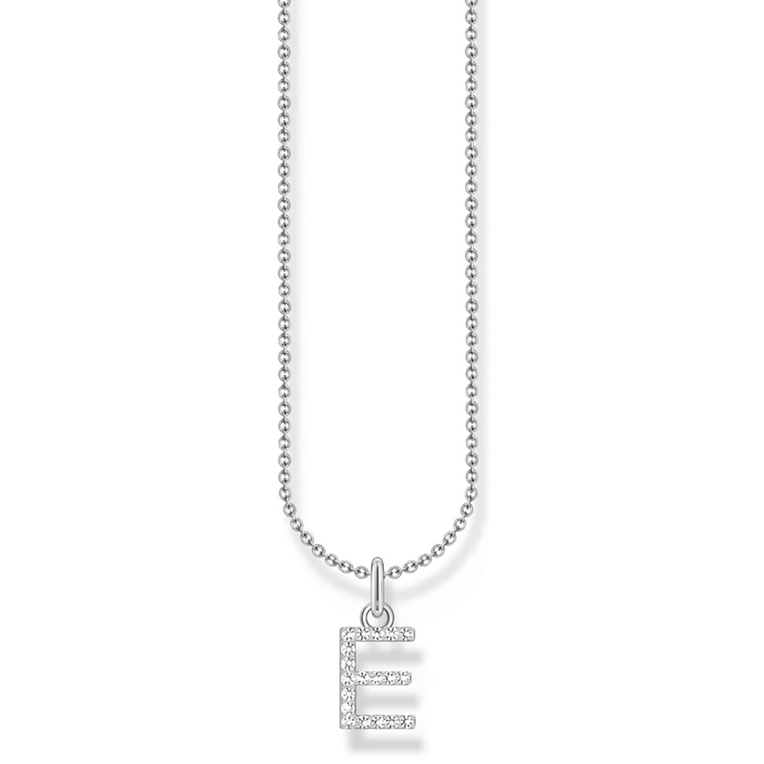 Thomas Sabo ezüst nyaklánc "E" betű medállal - KE2244-051-14-L45V