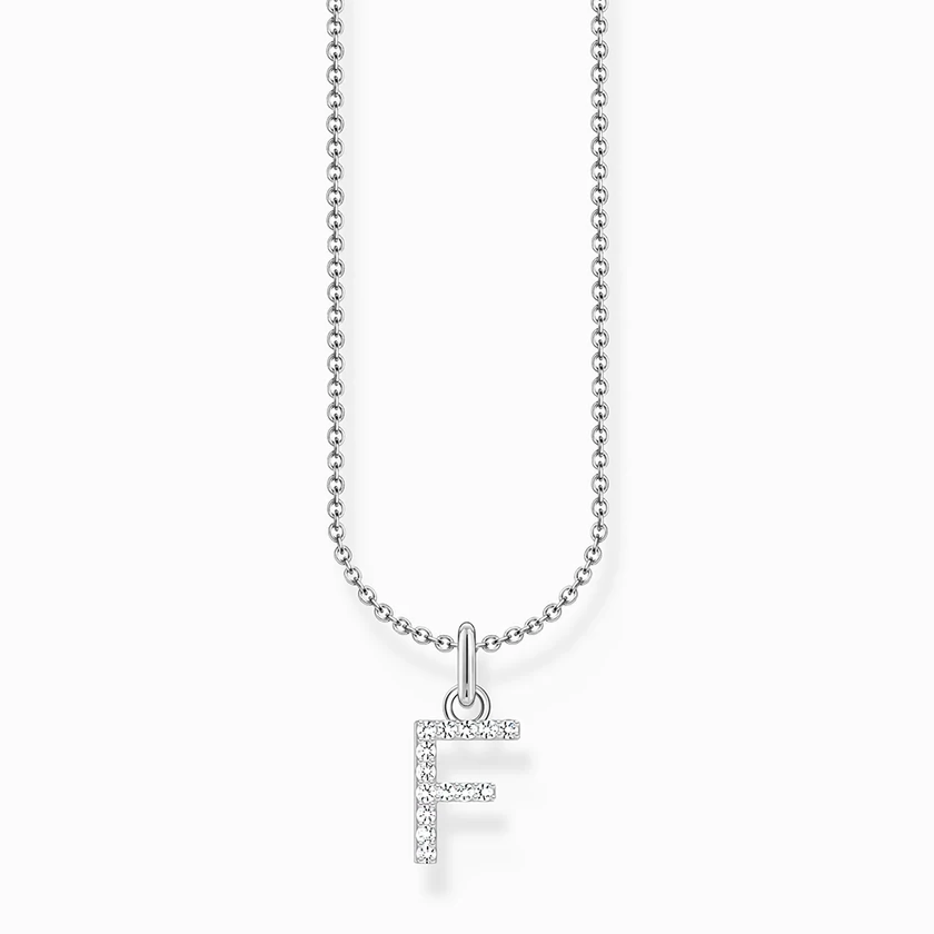 Thomas Sabo ezüst nyaklánc "F" betű medállal - KE2245-051-14-L45V