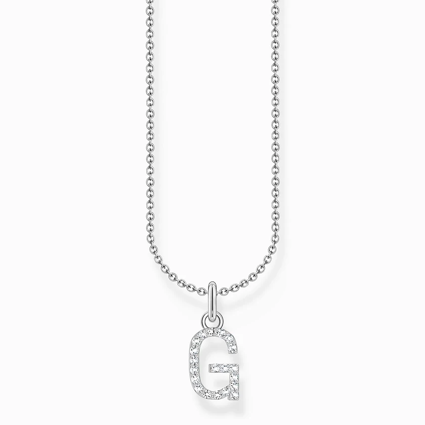 Thomas Sabo ezüst nyaklánc "G" betű medállal - KE2246-051-14-L45V