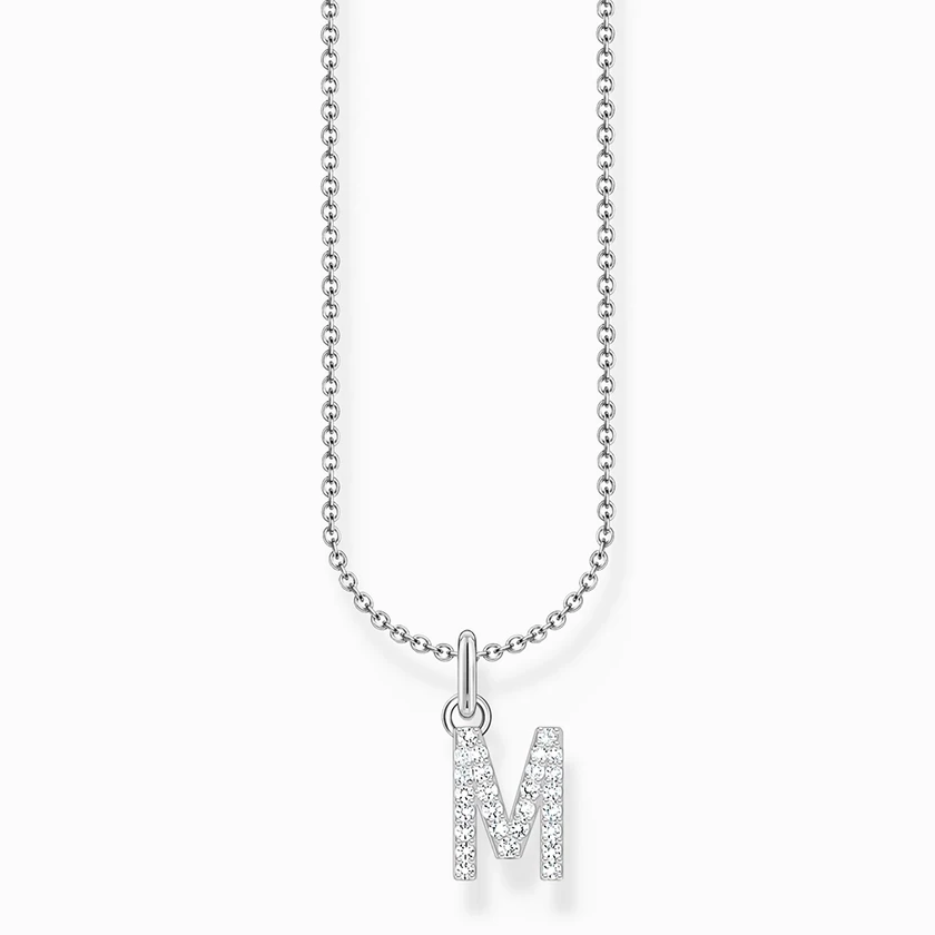 Thomas Sabo ezüst nyaklánc "K" betű medállal - KE2252-051-14-L45V