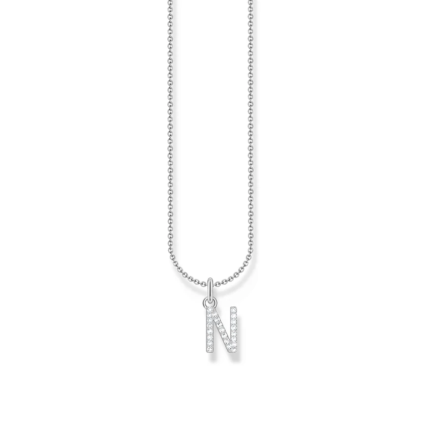 Thomas Sabo ezüst nyaklánc "N" betű medállal - KE2253-051-14-L45V