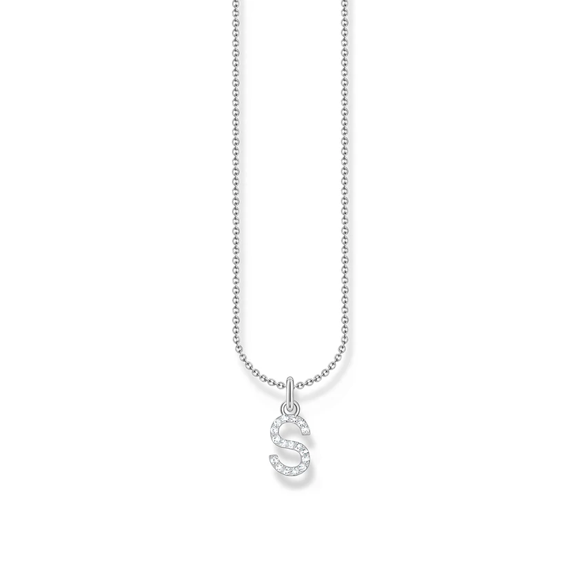 Thomas Sabo ezüst nyaklánc "S" betű medállal - KE2258-051-14-L45V