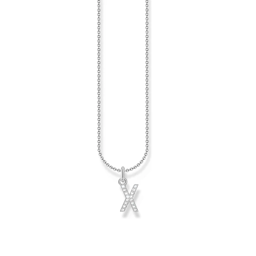Thomas Sabo ezüst nyaklánc "X" betű medállal - KE2263-051-14-L45V