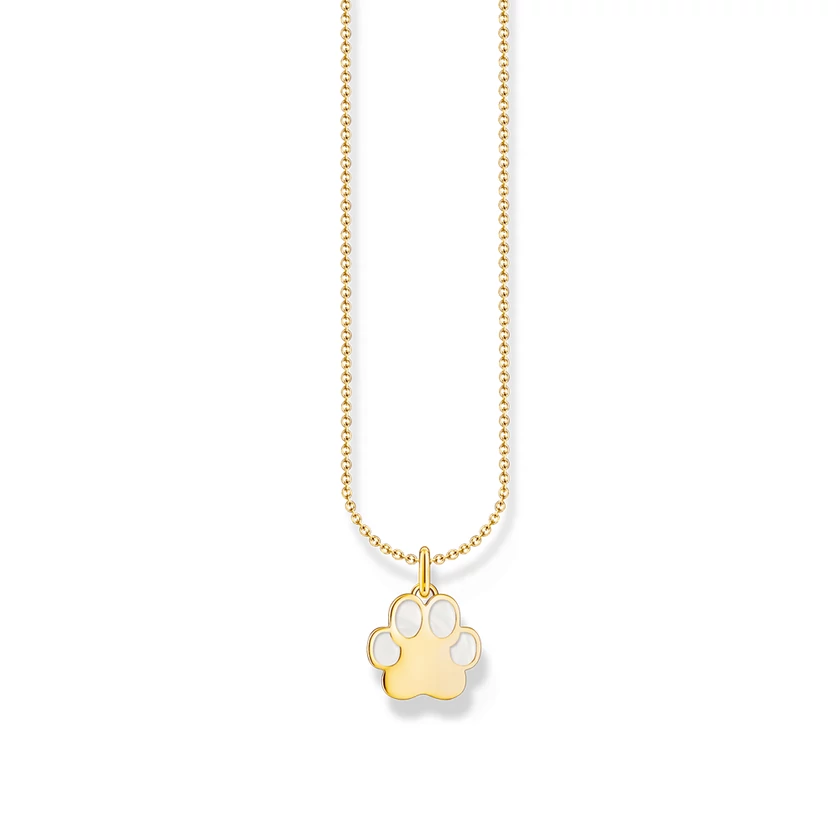 Thomas Sabo aranyozott nyaklánc tappancs medállal - KE2266-427-14-L45V