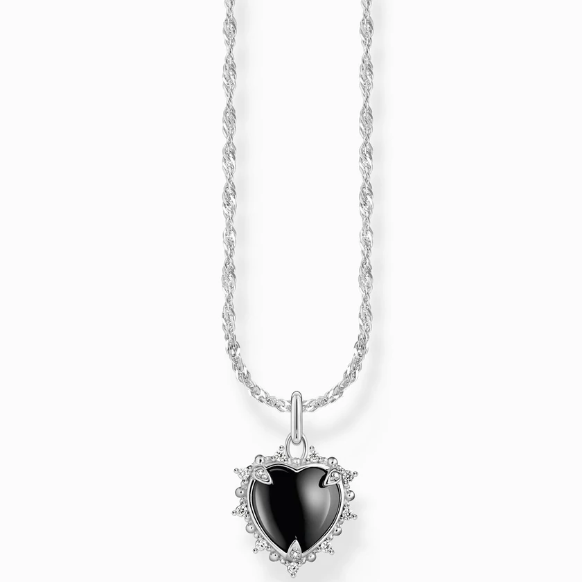 Thomas Sabo nyaklánc fekete cirkónia szív medállal - KE2297-643-11-L45V