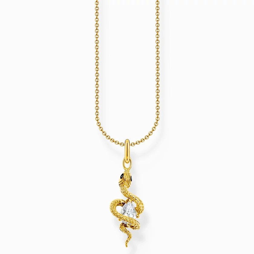 Thomas Sabo aranyozott nyaklánc kígyó medállal - KE2300-565-14-L45V