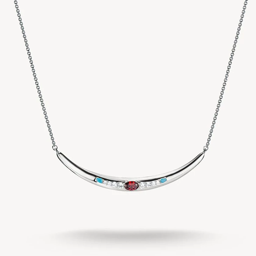 Thomas Sabo elyndra színes kövek ezüst nyaklánc - KE2330-166-7