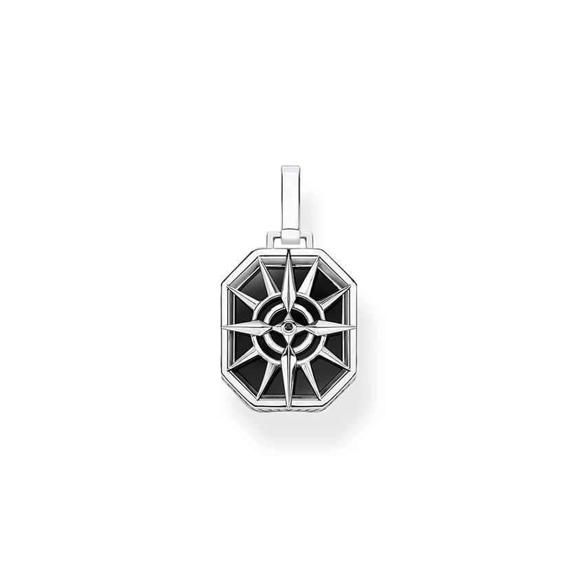 Thomas Sabo fekete iránytű medál - PE911-641-11
