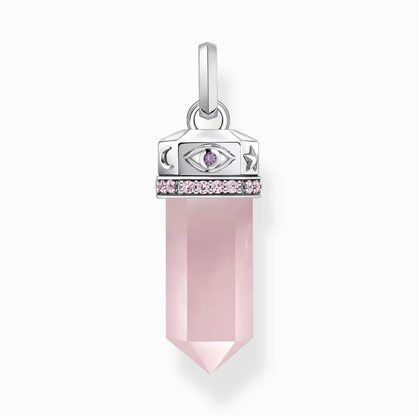 Thomas Sabo rózsakvarc medál - PE955-640-9