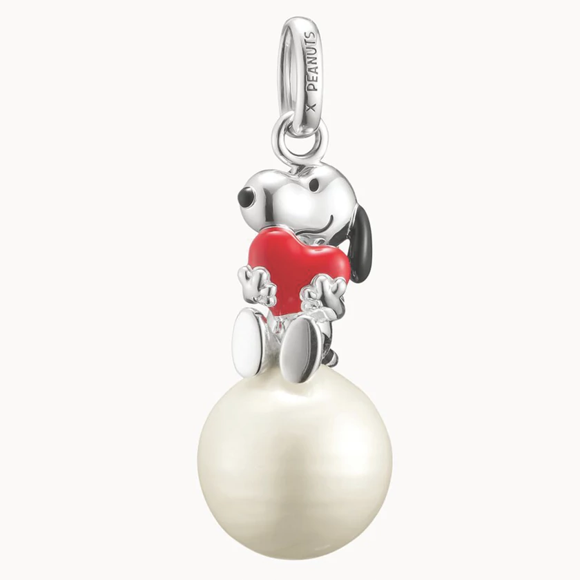 Thomas Sabo  Snoopy & szív & hógolyó  PEANUTS medál - PE991-664-14