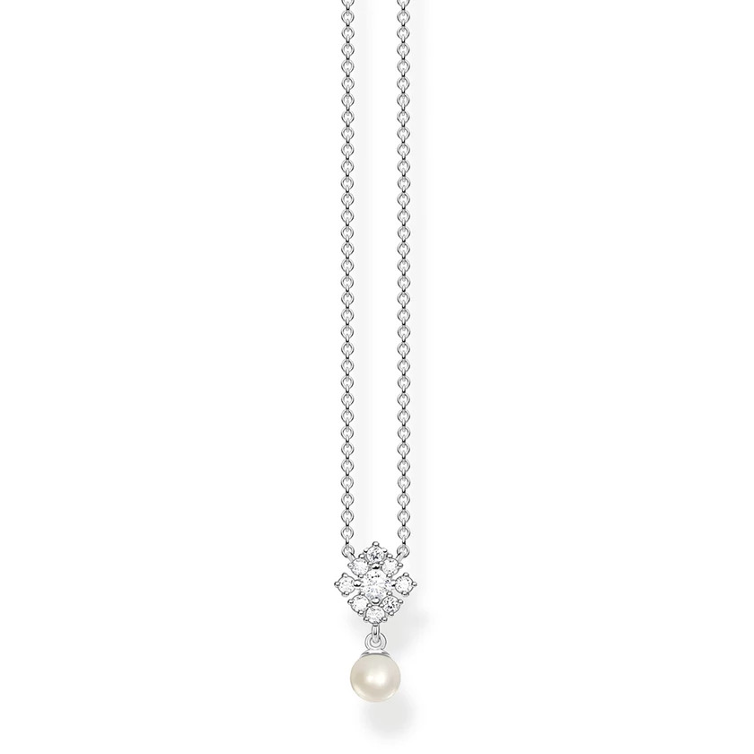 Thomas Sabo cirkónia függő gyöngy ezüst nyaklánc - SCKE150336