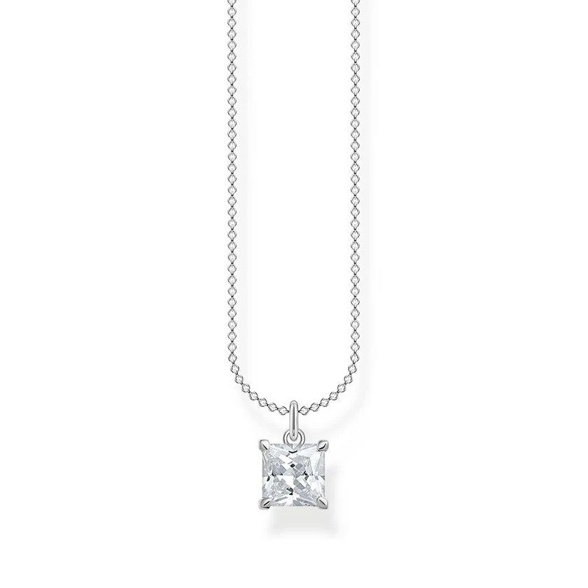 Thomas Sabo ezüst nyaklánc cirkónia medállal - SCKE150338