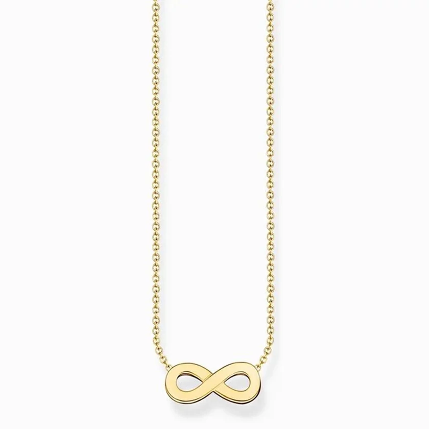 Thomas Sabo végtelen jel medálos aranyozott nyaklánc - SCKE150385
