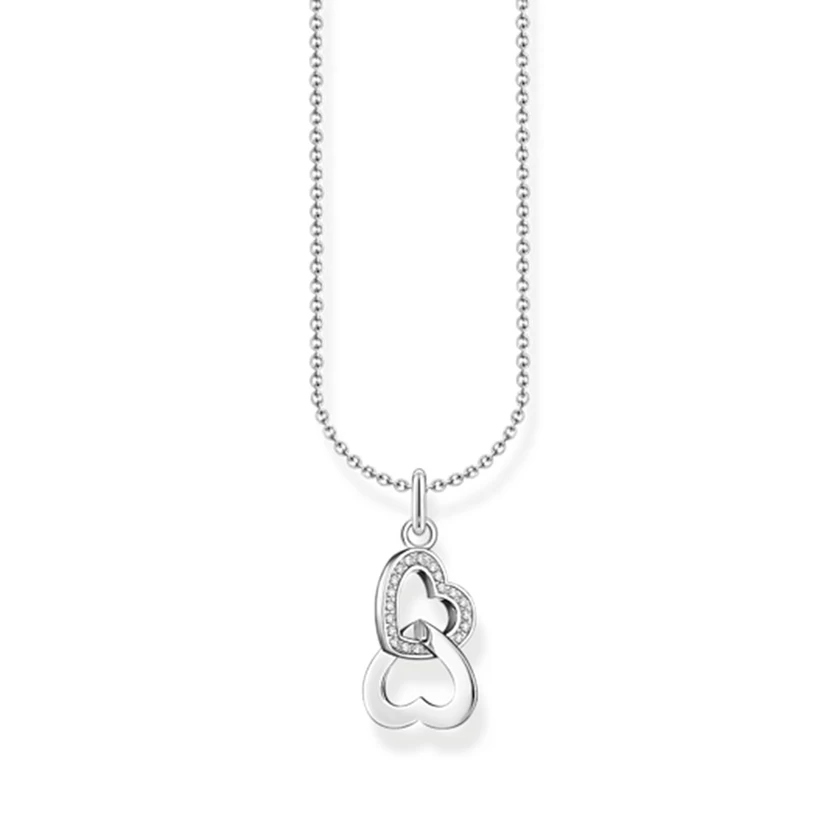 Thomas Sabo ezüst nyaklánc dupla szív medállal - SCKE150389
