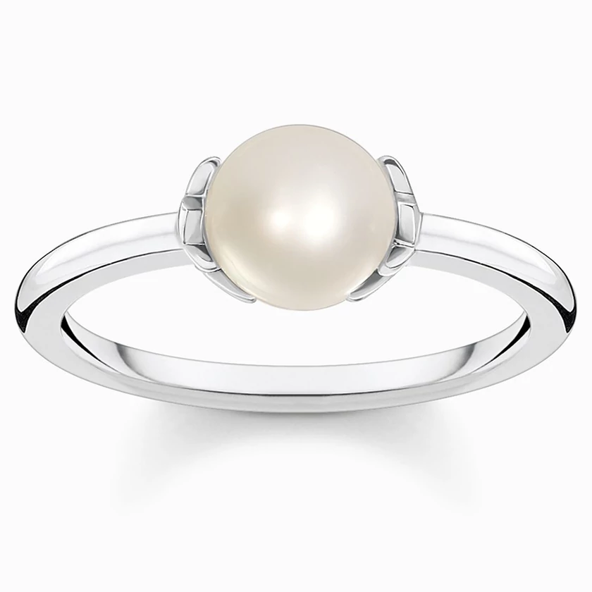 Thomas Sabo gyöngyös ezüst gyűrű - TR2298-167-14-50