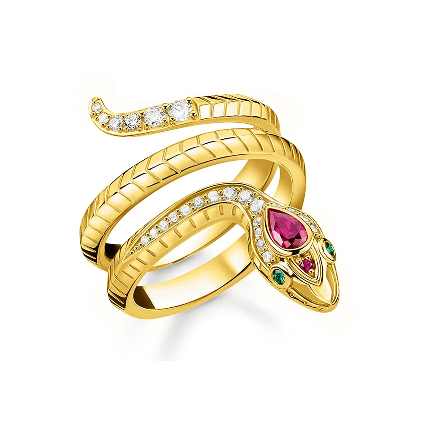 Thomas Sabo kígyó gyűrű - TR2305-488-7-54