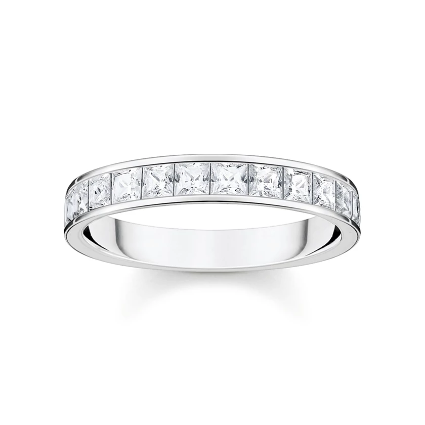 Thomas Sabo pavé fehér köves gyűrű - TR2358-051-14-48