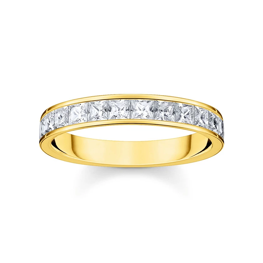 Thomas Sabo pavé gyűrű fehér kövekkel - TR2358-414-14-48