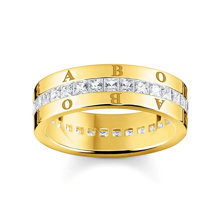 Thomas Sabo pavé gyűrű fehér kövekkel - TR2361-414-14-56