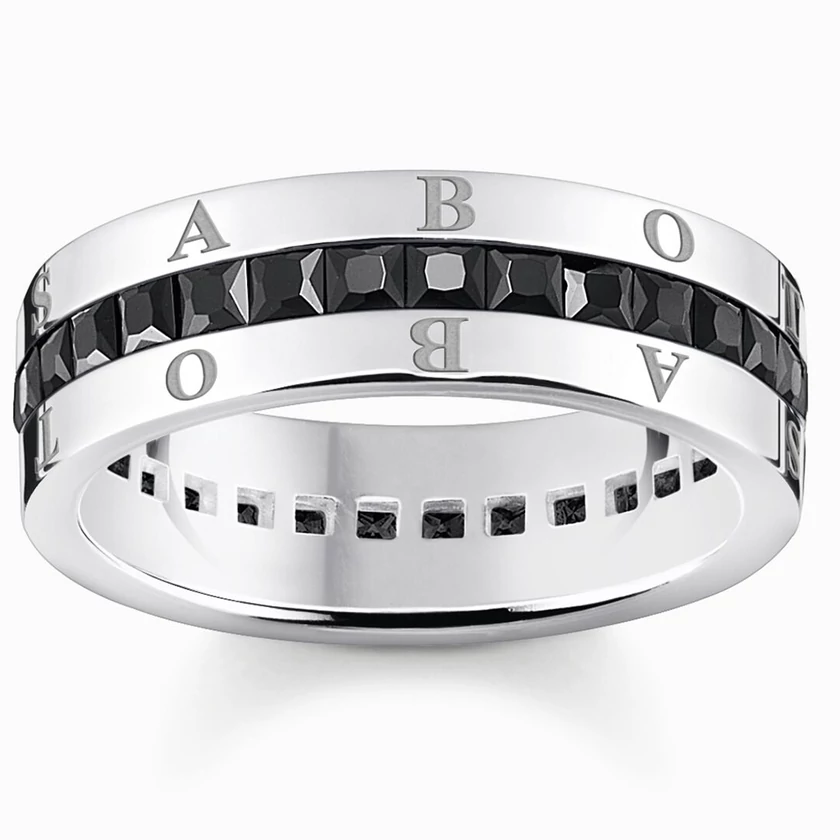 Thomas Sabo fekete köves gyűrű - TR2361-643-11-48