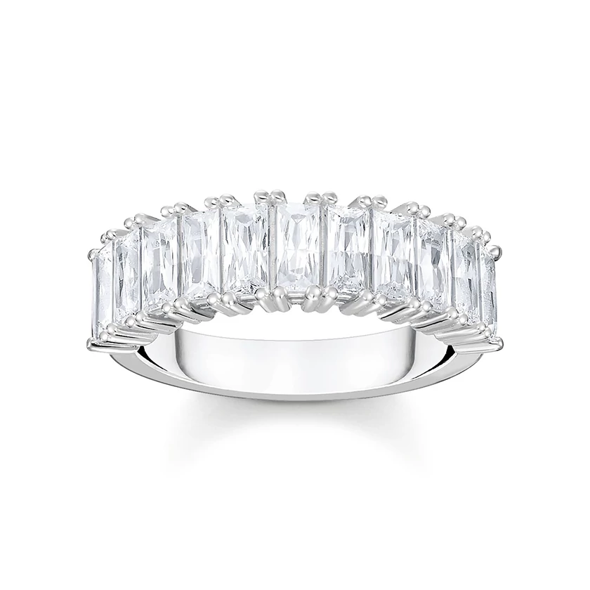 Thomas Sabo pavé fehér köves gyűrű - TR2366-051-14-54