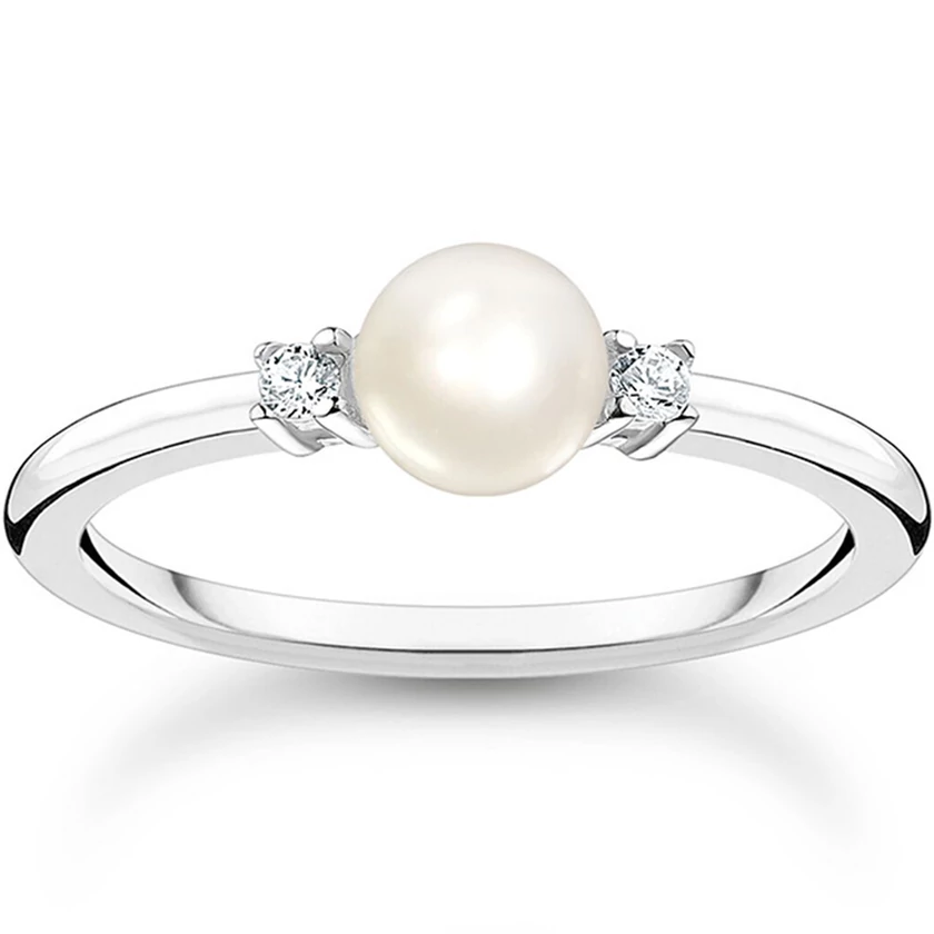 Thomas Sabo cirkónia kövek és gyöngy gyűrű - TR2370-167-14-50